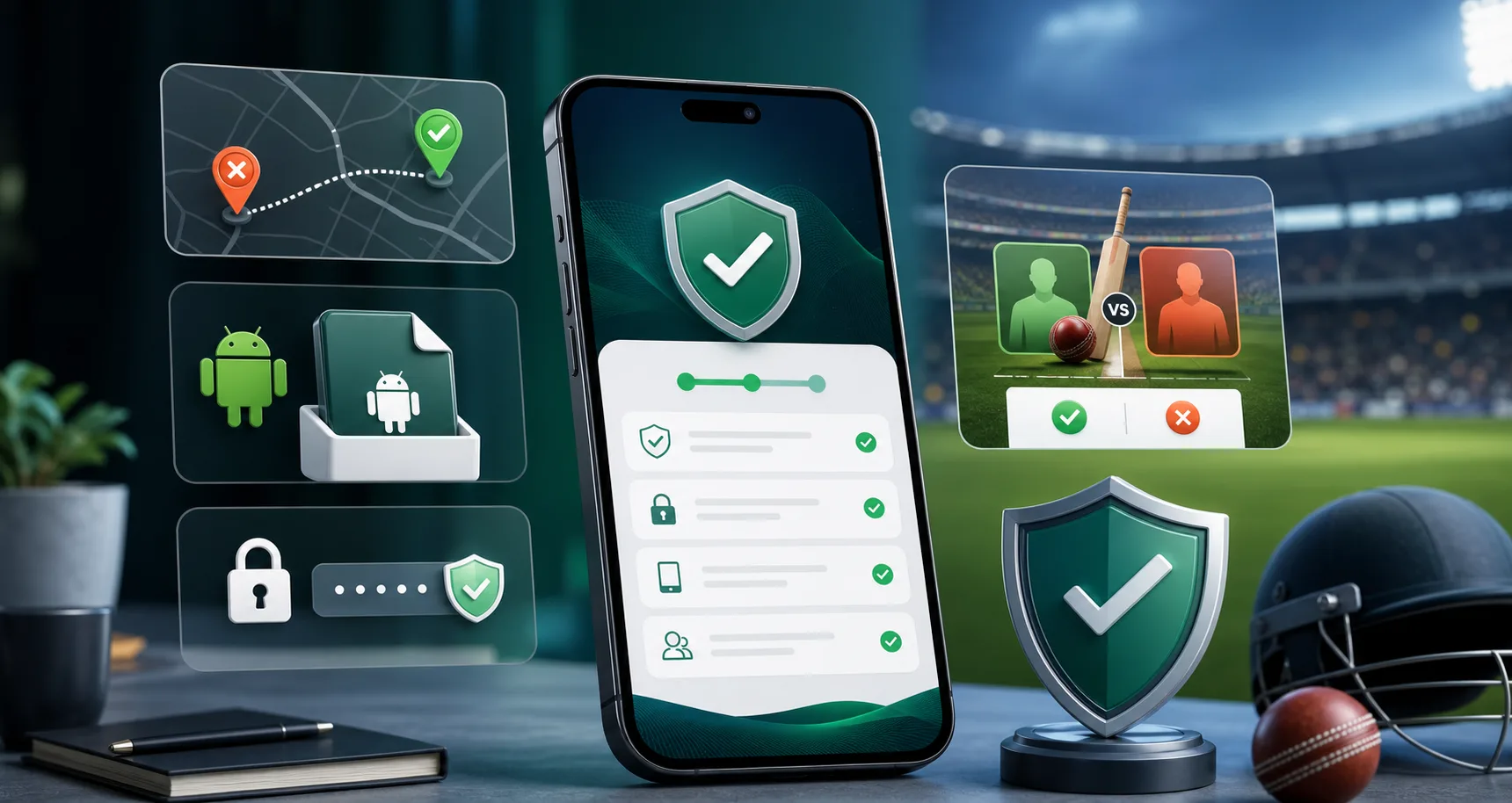 APK download and login safety checks for fantasy cricket apps